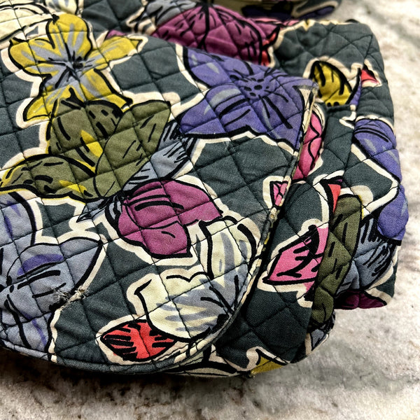 Vera Bradley Carson Shoulder Bag "Falling Flowers"