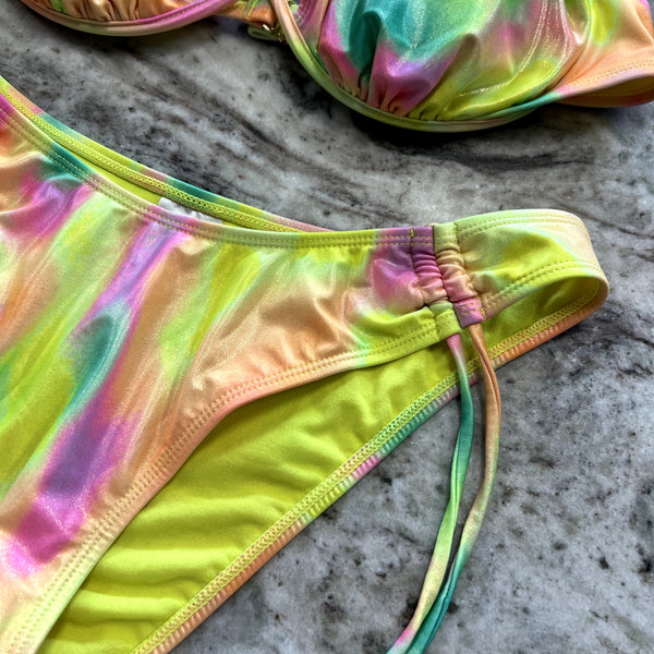 No Boundaries Multicolor Pastel String Bikini Set Size L/XL