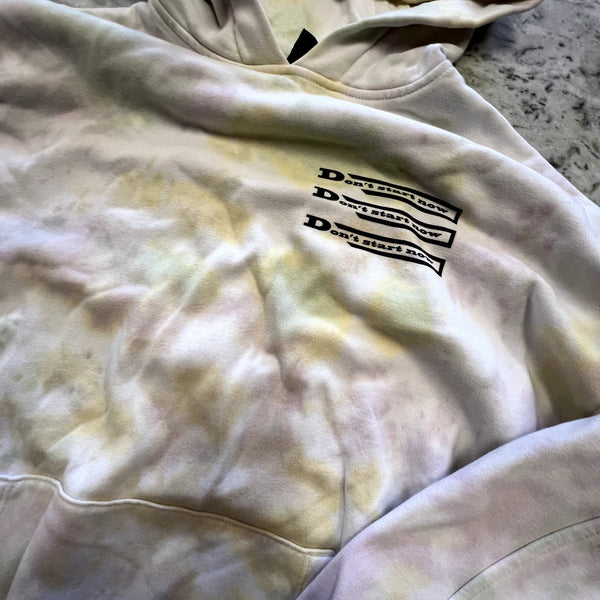 Dua Lipa Tie Dye Hooded Sweatshirt Size Medium