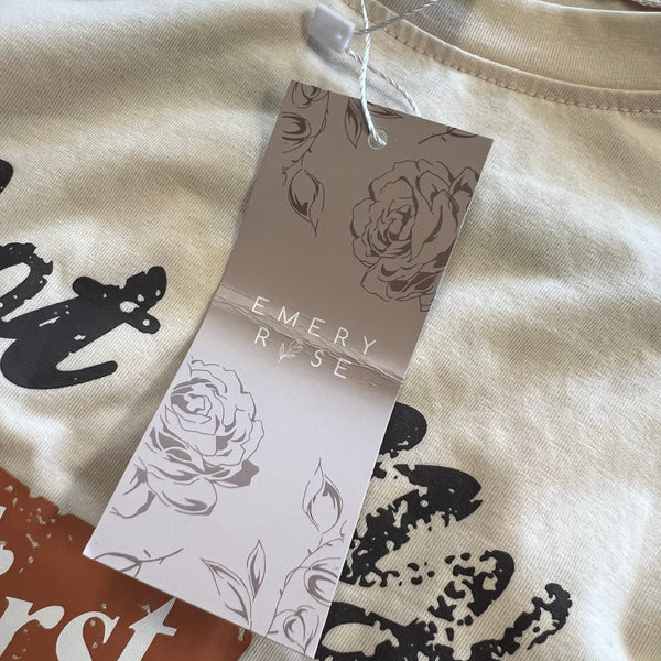 NWT Emery Rose "Not My First Rodeo" Graphic Tee Large