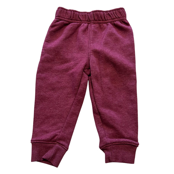 Cat & Jack Maroon Sweatpants Size 18Mo
