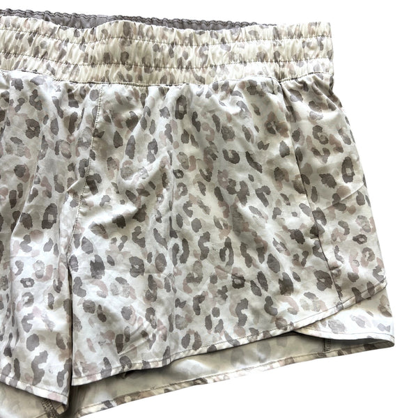 Avia Ivory Leopard Running Shorts Size XL
