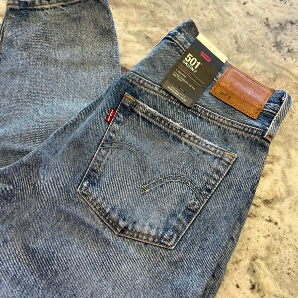 NWT Levi's Women's 501 Skinny Jeans Size 28x28