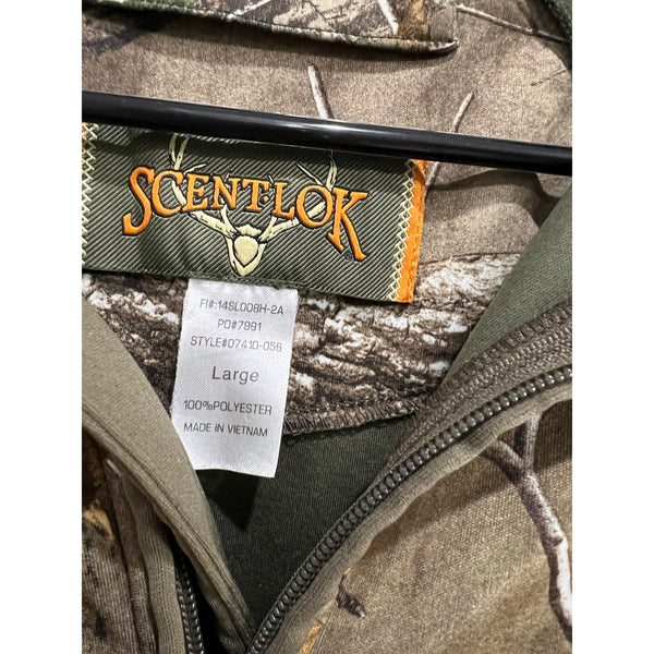 Scentlok Lightweight Full Zip Realtree Xtra Jacket Large