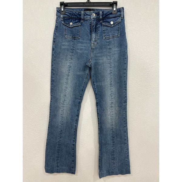 Sanctuary Denim The Fever Semi High Rise Slim Flare Jeans Size 26