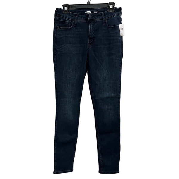 NWT Old Navy Rockstar Super Skinny High Rise Dark Wash Jeans Size 10