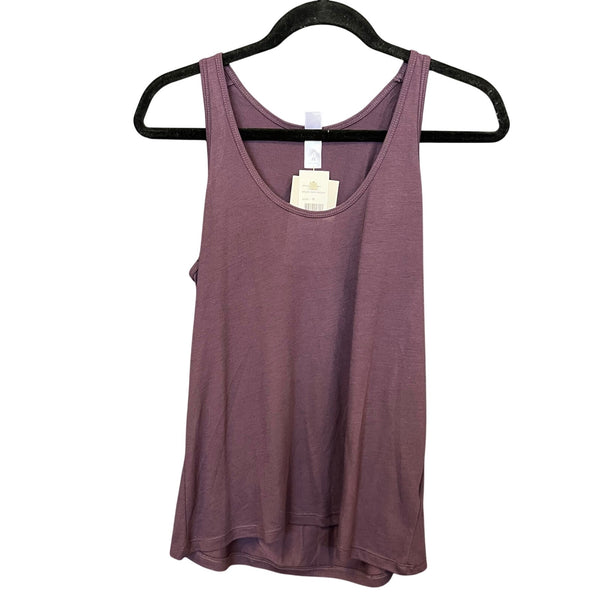 NWT Alternative Dark Purple Racerback Athletic Tank Top Medium
