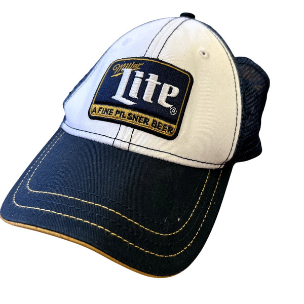 Miller Lite Patch Mesh Back Snapback Hat