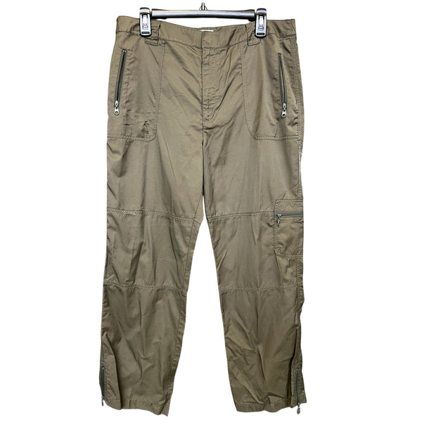 Chico's Olive Green Parachute Pants Size 8