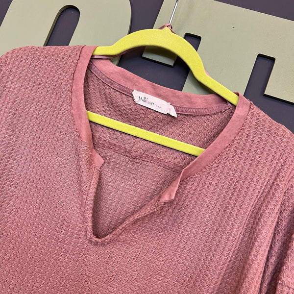 Women's Boutique Mauve Long Sleeve Top Small
