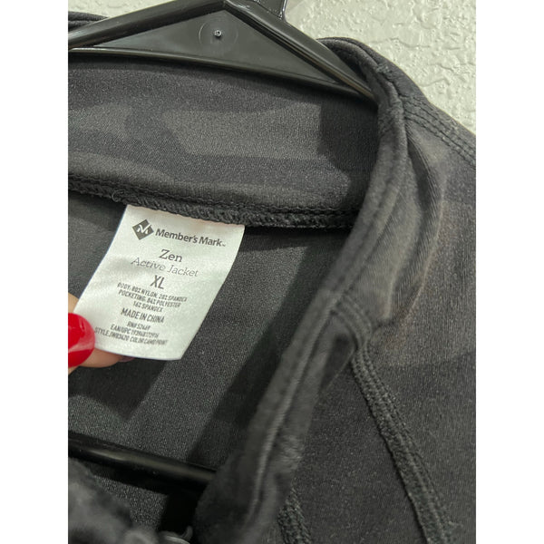 Member's Mark Zen Active Jacket Black Camo Women's XL