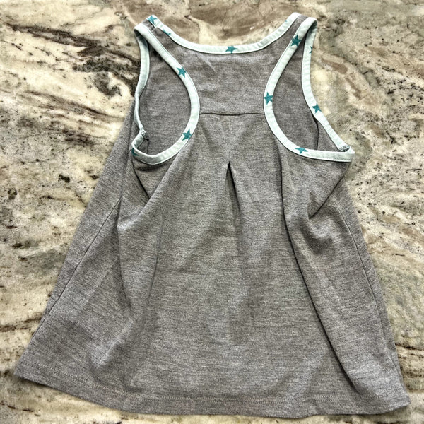 Nike Girls Gray Racerback Tank Top Size 6/7