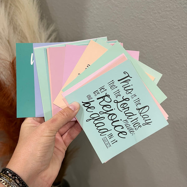 Interchangeable Christian Scripture Block Frame 4x4