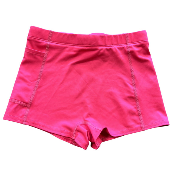 BCG Girls Hot Pink Athletic Biker Shorts Size Youth Medium