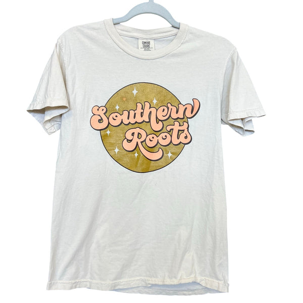 Southern Roots Comfort Colors Retro Graphic Tee Small