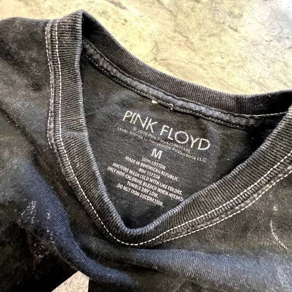 Pink Floyd Acid Washed Graphic Band Tee Size Medium