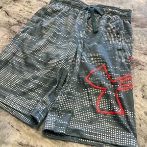 Under Armour UA Gray Loose Fit Athletic Shorts Size Youth Medium