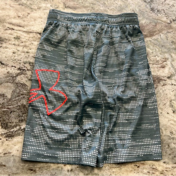 Under Armour UA Gray Loose Fit Athletic Shorts Size Youth Medium