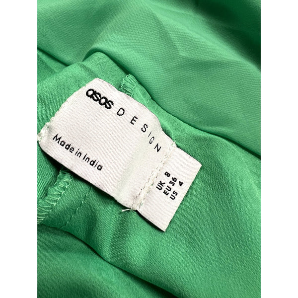 NWT Asos Kelly Green Strapless Mini Dress Size 8