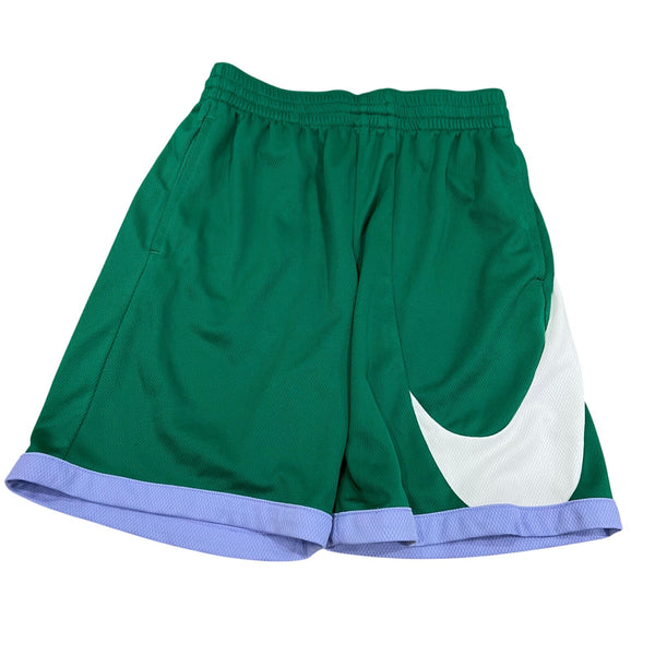 Nike Boys Green + Blue Dri Fit Athletic Shorts Youth Large