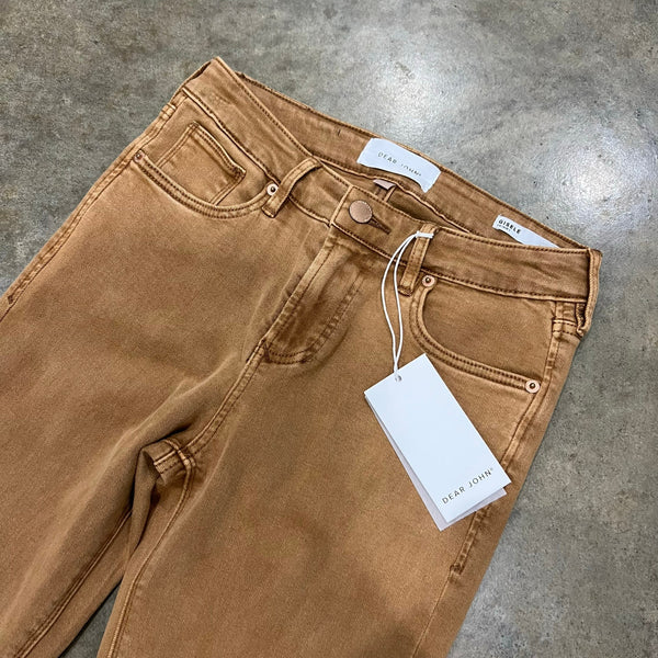 NWT Dear John Giselle Skinny Jeans Dark Khaki Size 25