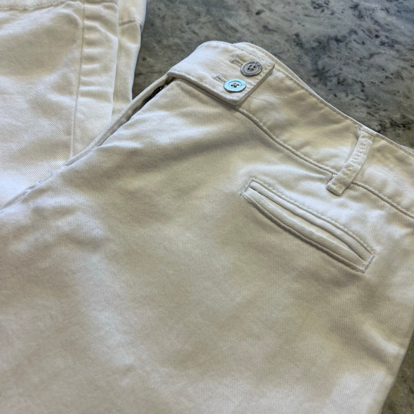 Ann Taylor Loft White Pants Size 8
