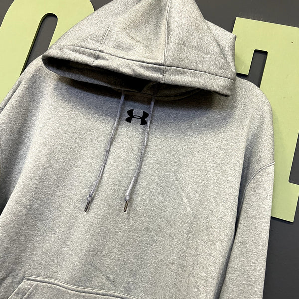 Under Armour Men's Light Gray Hooded Pullover Size Large