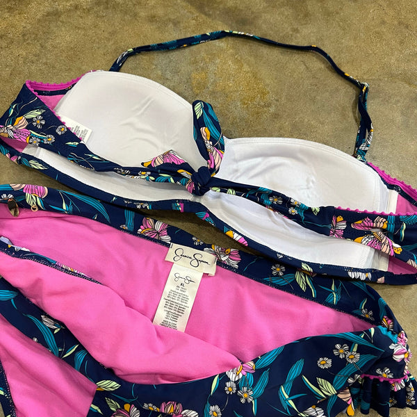 Jessica Simpson Floral 2 Piece Bikini Size XL