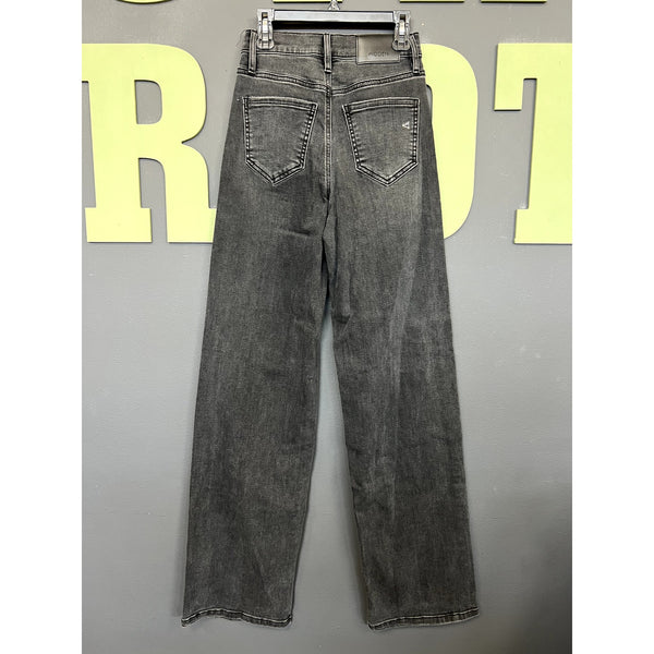 Hidden Black Straight Leg Jeans Size 24