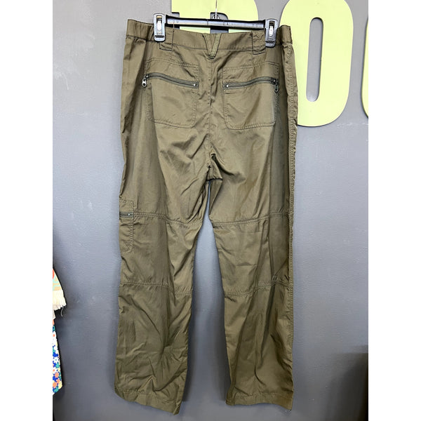 Chico's Olive Green Parachute Pants Size 8