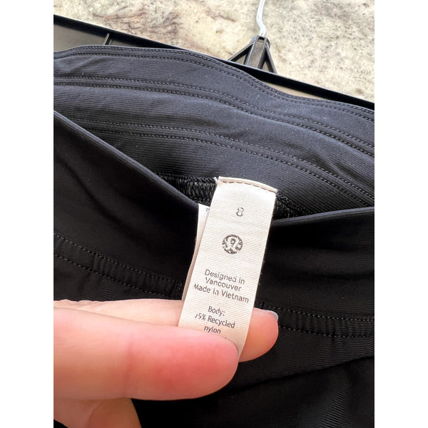 Lululemon Dance Studio Mid Rise Cropped Pants Black Size 8