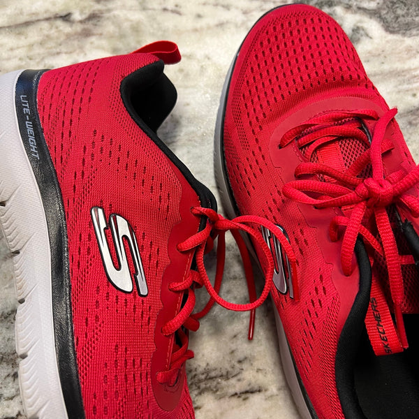 Skechers Summits - Torre Red Men's Running Sneakers Size 8