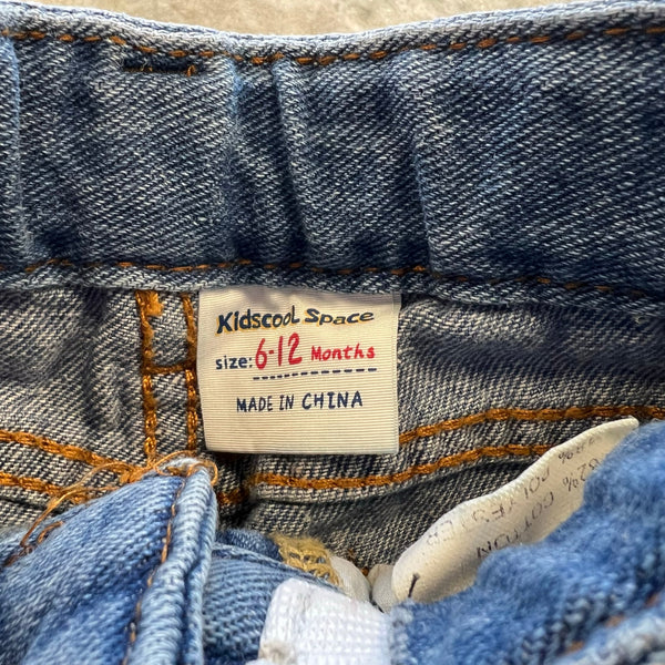 Kidscool Place Distressed Medium Wash Denim Jeans 6-12 Mo