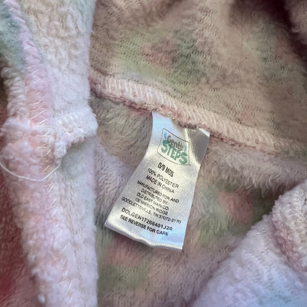 Gentle Steps Pink Elephant Robe Size 0-9 Mo.