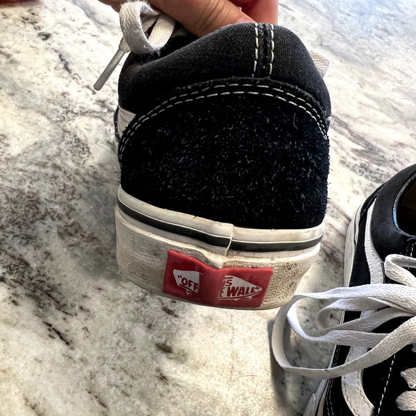 Vans Black Classic Low Top Skate Shoes Size Women's 7