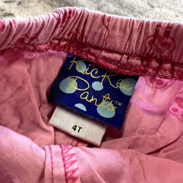 KicKee Pants Pink Ruffle Shorts Size 4T