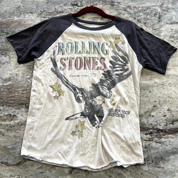 Rowdy Sprout Vintage Rolling Stones Graphic Tee Size 8