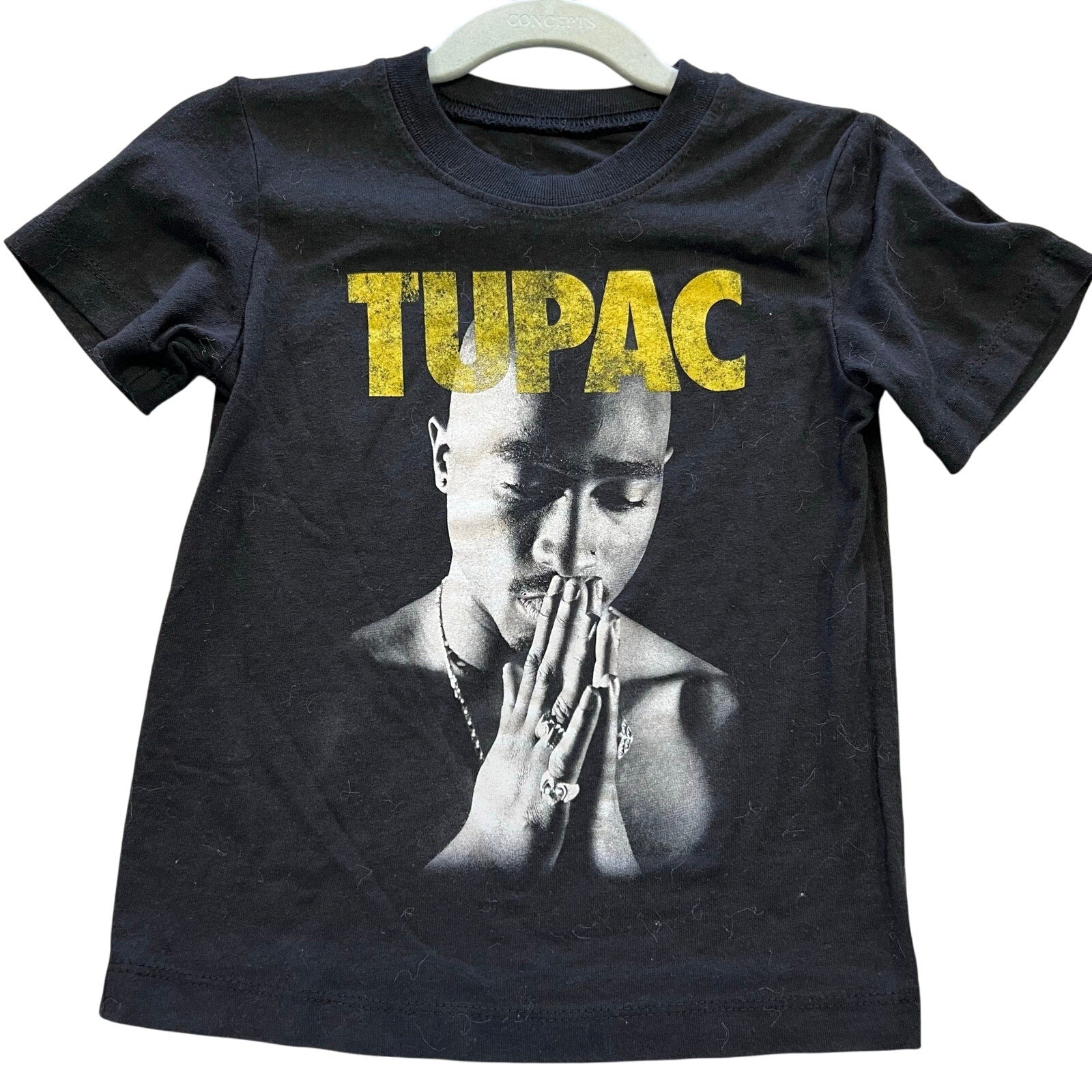 2Pac Toddler Black Graphic Tee Size 3T