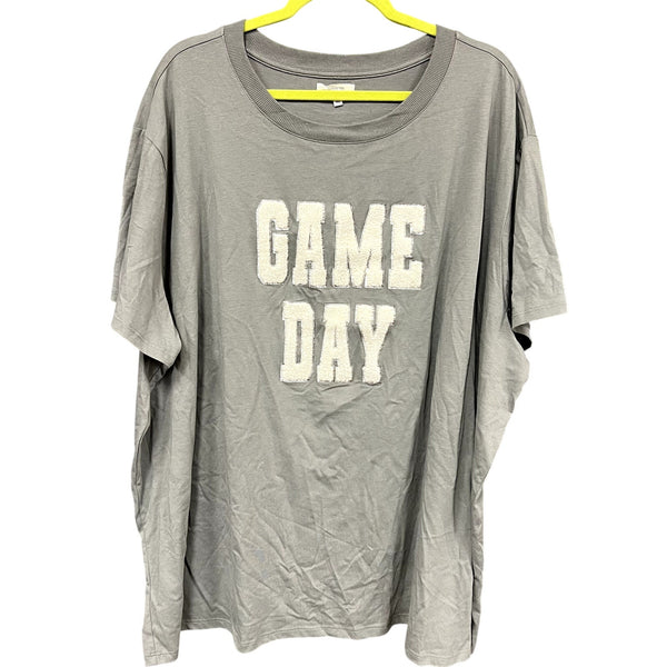 Maurice's Chenille Patch "Game Day" Graphic Tee Size 4XL