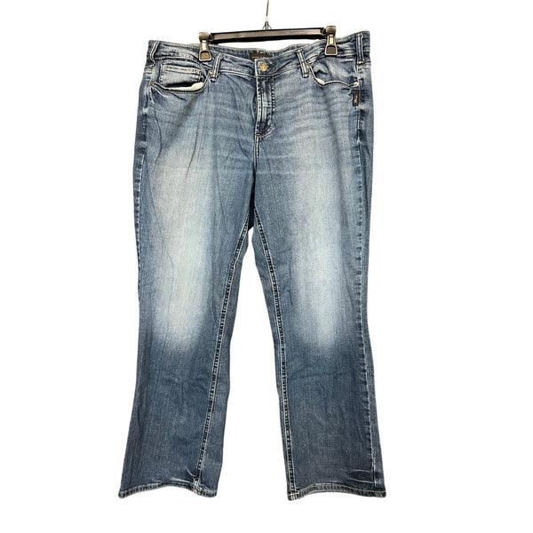 Silver Suki Slim Boot Cut Jeans Size 16