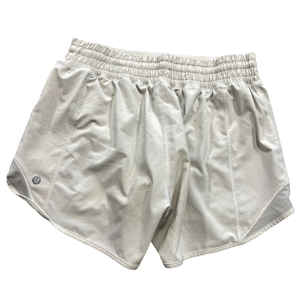Lululemon Off White Hotty Hot Shorts Size 6
