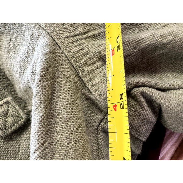 Everlane Organic Cotton Sage Green Elastic Wide Leg Pants Size Medium