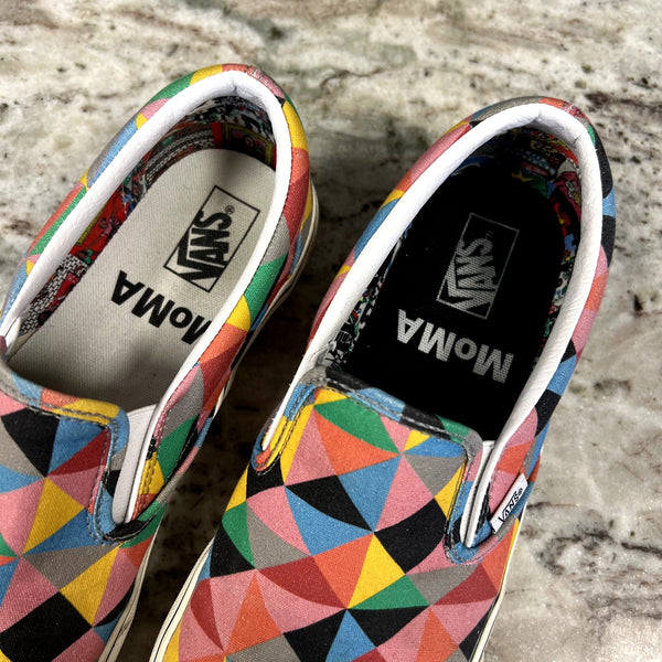 Vans Classic Slip On Sneakers Moma Fiath Ringgold Edition Women's Size 9.5