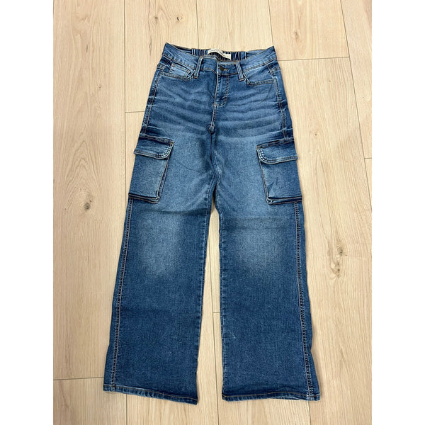 Love Trends Cargo Denim Jeans Size 0