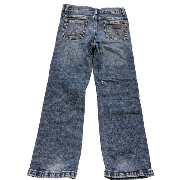 Wrangler Retro Boys Slim Fit Bootcut Jeans Size 7 Regular