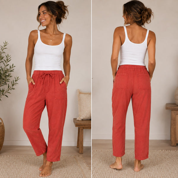 Old Navy Rust Orange Utility Pants Size Large