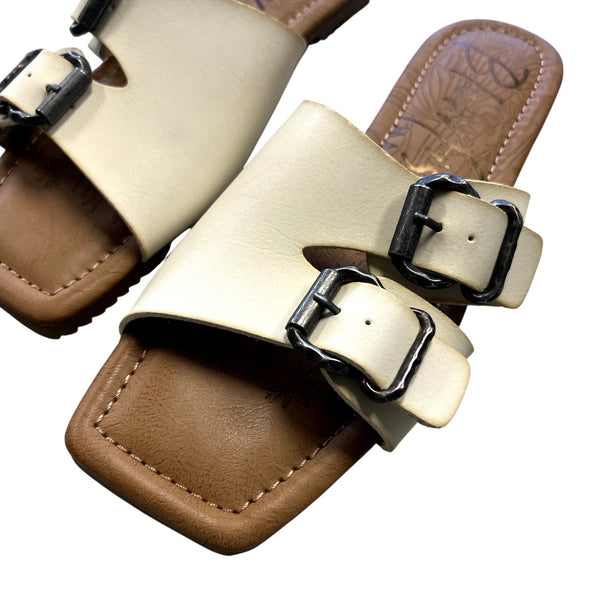 NWOT Blowfish Malibu Double Buckle Slide Sandals Size 9