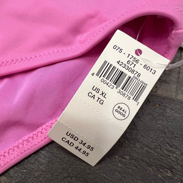 NWT Aerie Pink Crossover Bikini Bottoms Size XL
