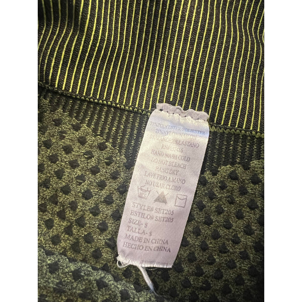 Black + Green Sculpting Leggings Small