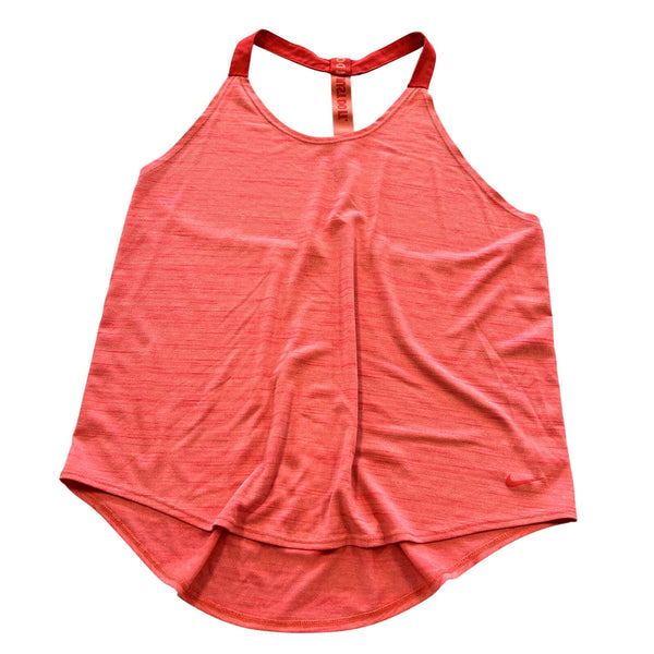 Nike Dri Fit Loose Coral Athletic Tank Large